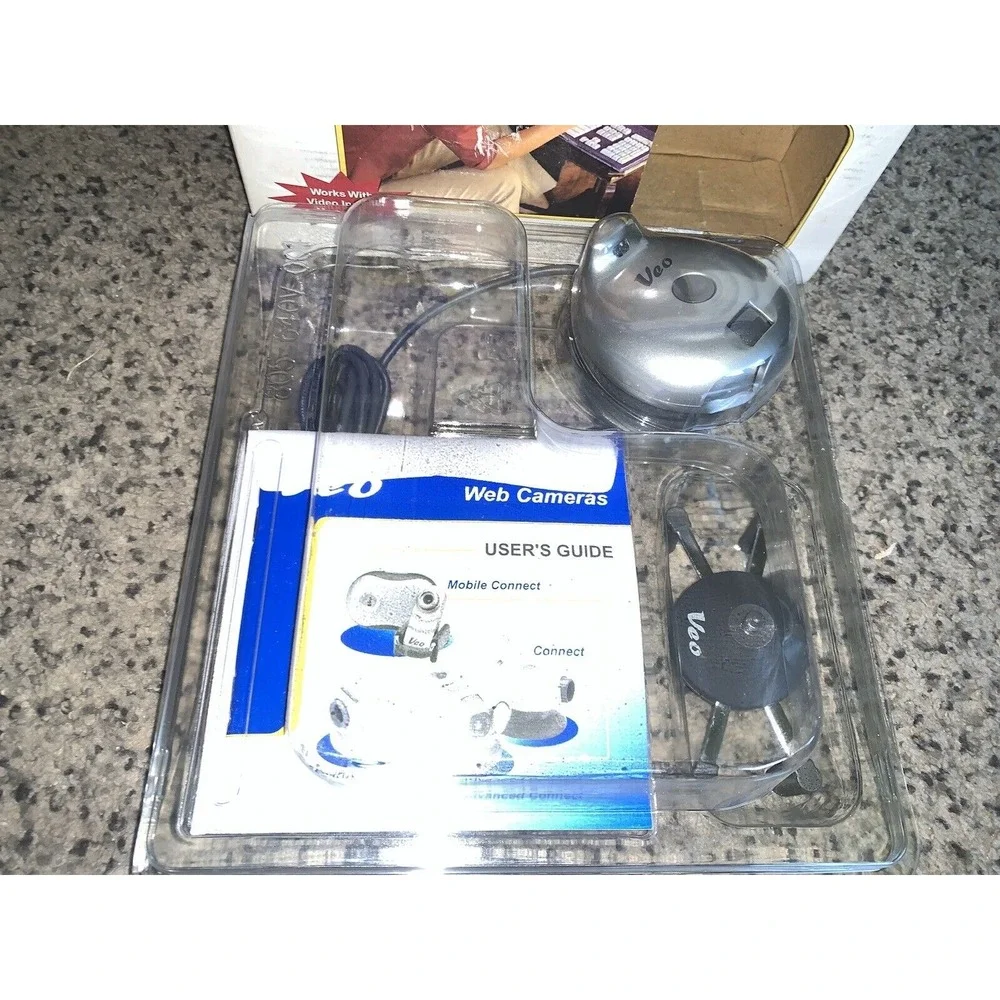 Vintage 1990's Veo Connect Web Camera-Webcam - New In Open Box -Easy Set Up